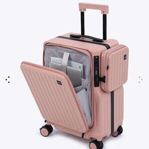BNWT NOBL Blush Carry-On: Duo-Carry Luggage